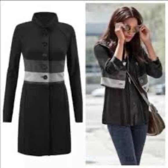 CAbi 3176 Convertible Zip Off Jacket Coat Black - Picture 1 of 15